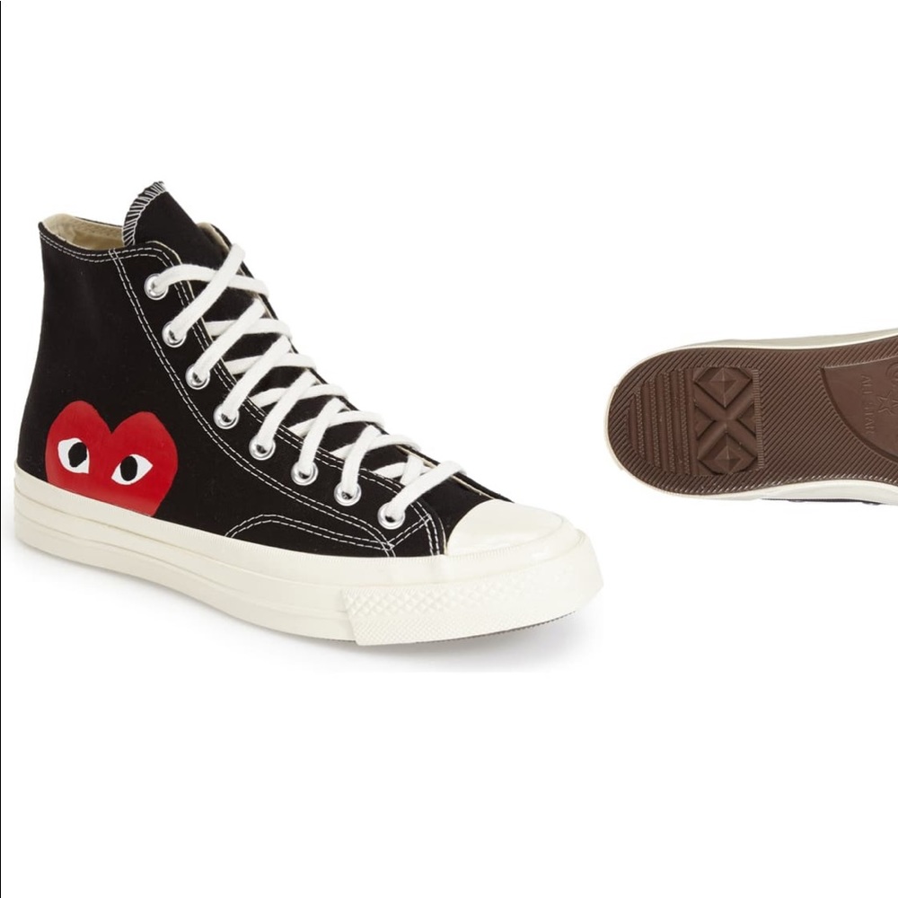 Comme Des Garcon PLAY x Converse High Top Sneaker